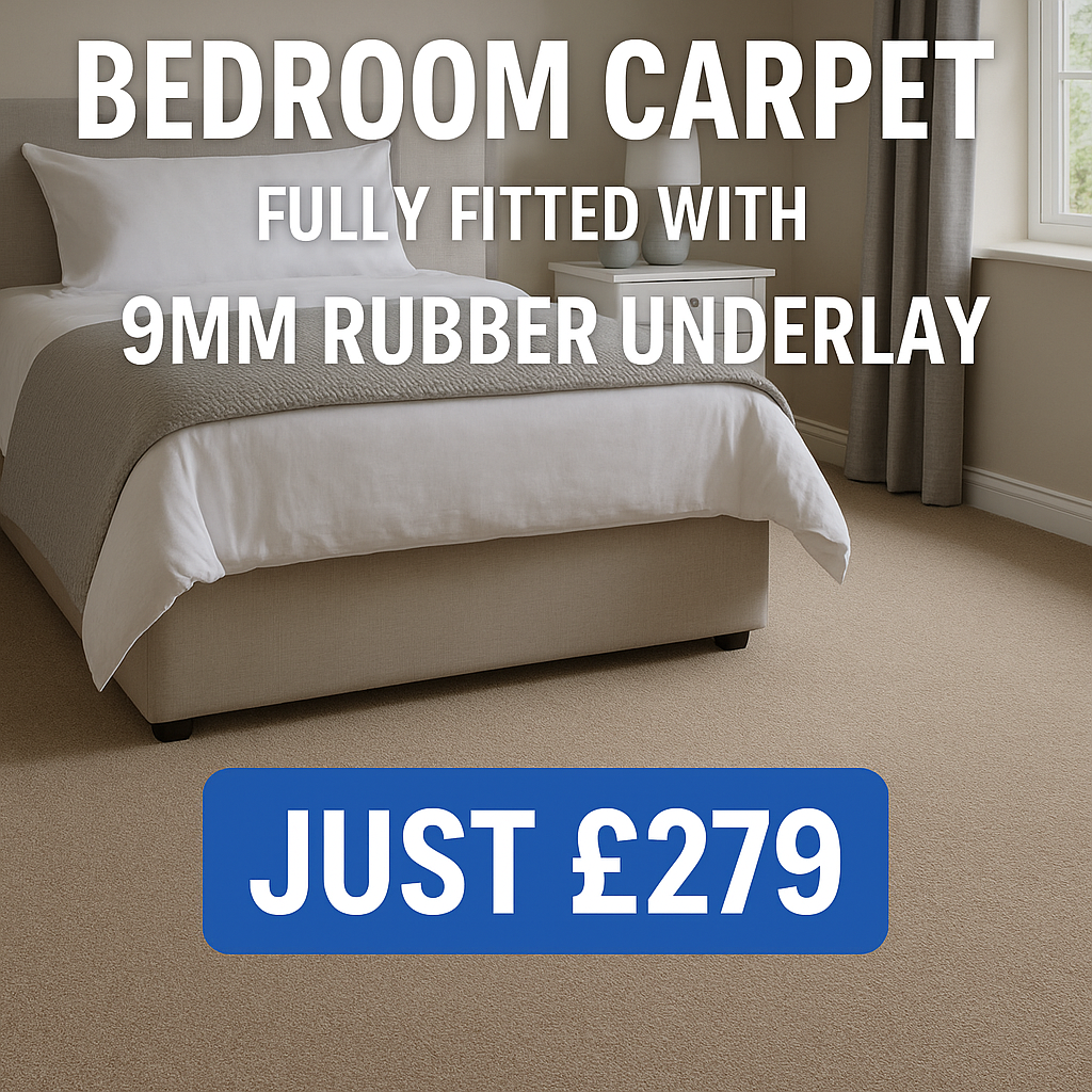 Bedroom Carpet Fully Fitted just £279